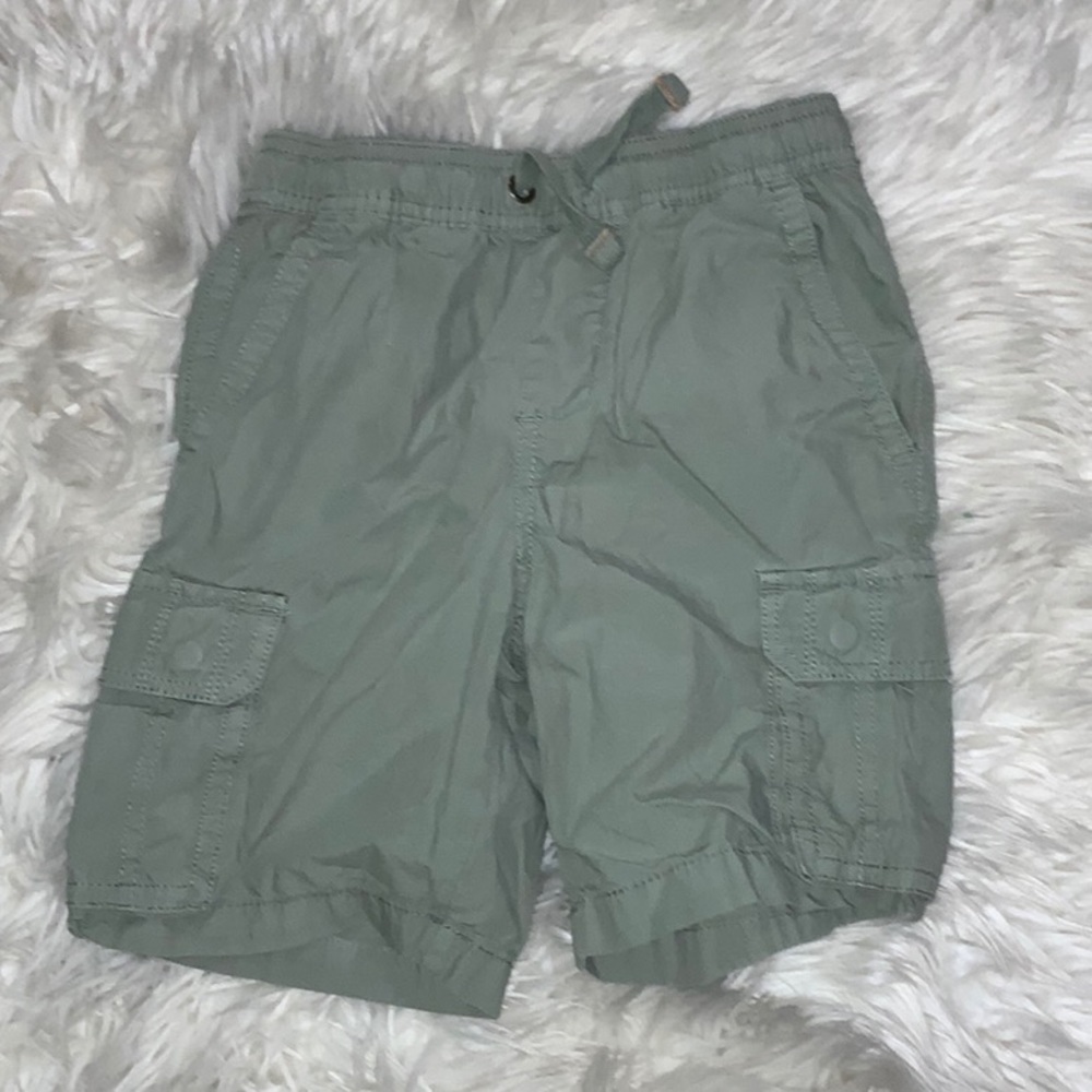Boys green shorts